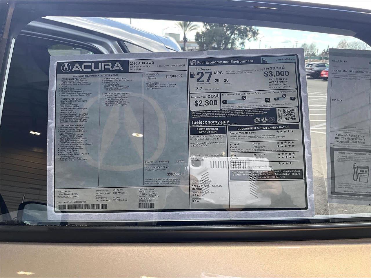 2026 Acura ADX Roseville CA