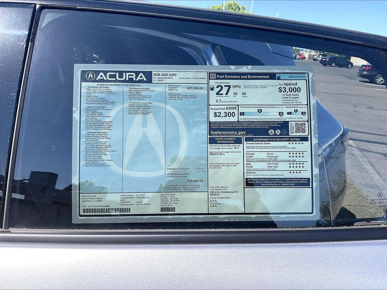 2026 Acura ADX Roseville CA