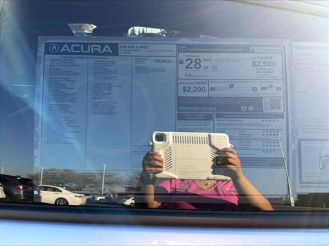 2026 Acura ADX w/A-Spec Package Roseville CA