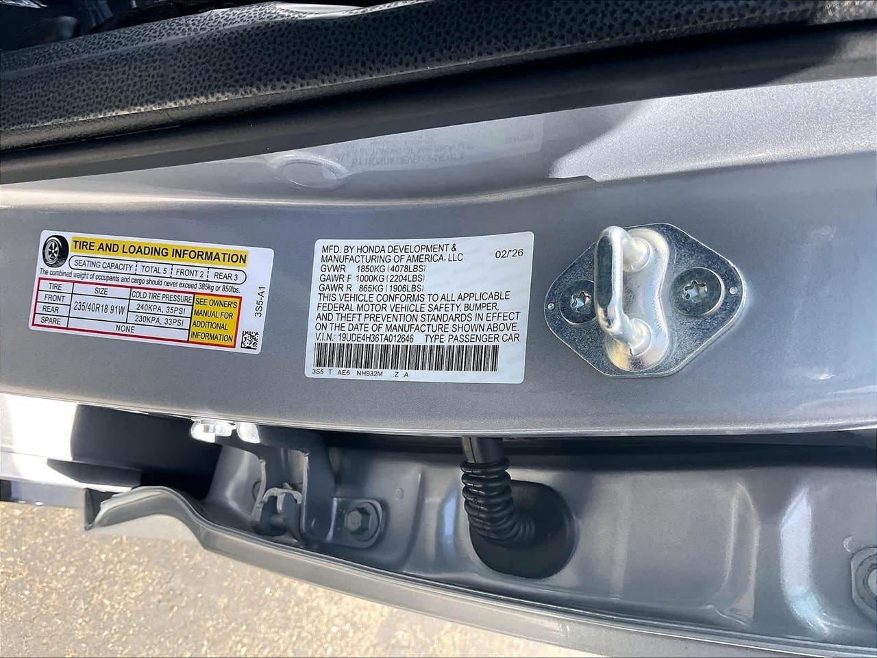 2026 Acura Integra w/A-Spec Package Roseville CA