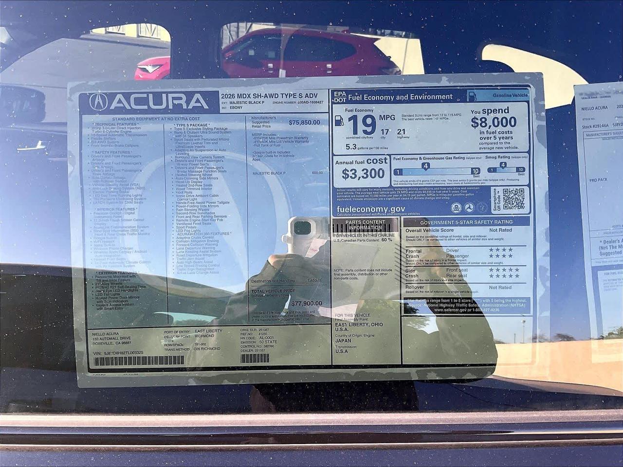 2026 Acura MDX Type S w/Advance Package Roseville CA