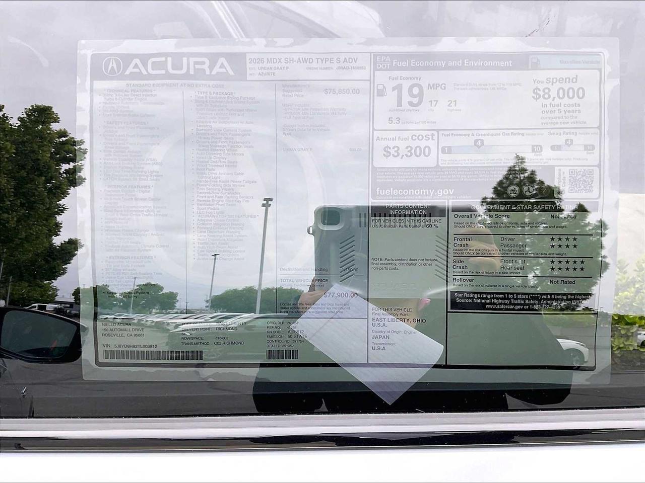 2026 Acura MDX Type S w/Advance Package Roseville CA