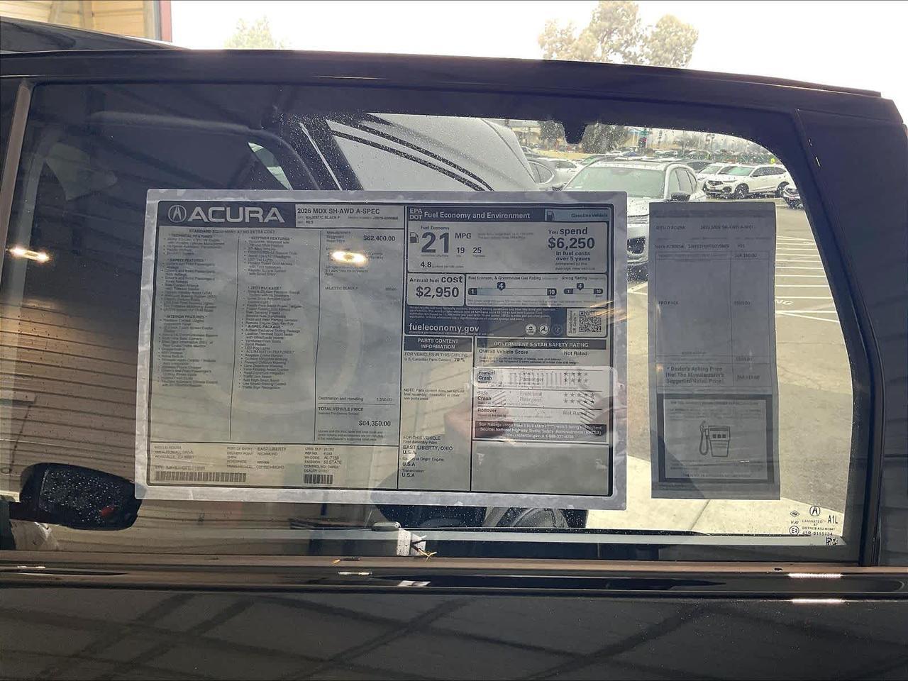 2026 Acura MDX w/A-Spec Package Roseville CA