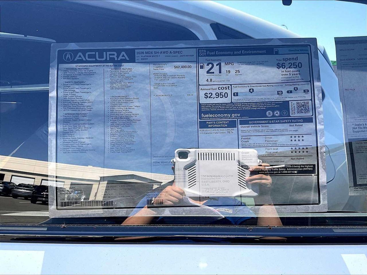 2026 Acura MDX w/A-Spec Package Roseville CA