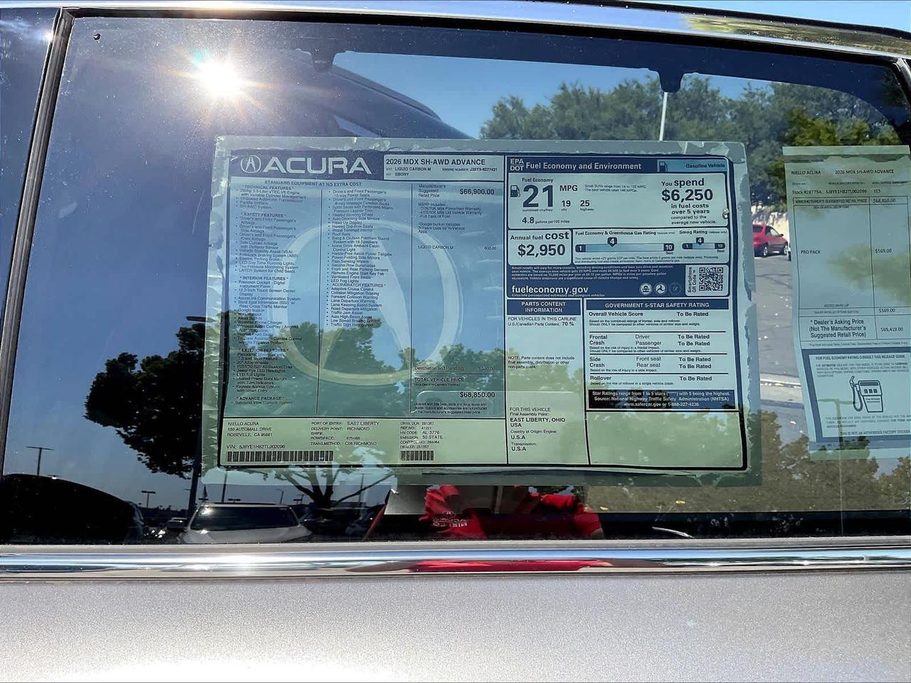 2026 Acura MDX w/Advance Package Roseville CA