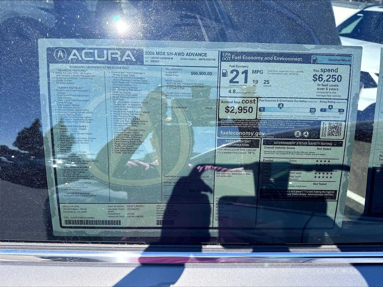 2026 Acura MDX w/Advance Package Roseville CA