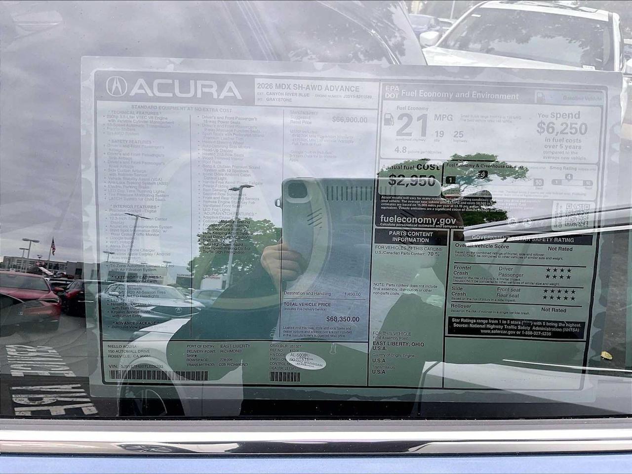 2026 Acura MDX w/Advance Package Roseville CA