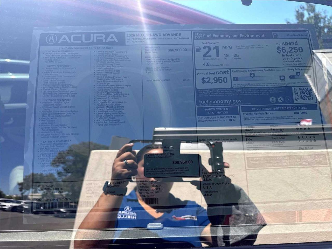 2026 Acura MDX w/Advance Package Roseville CA