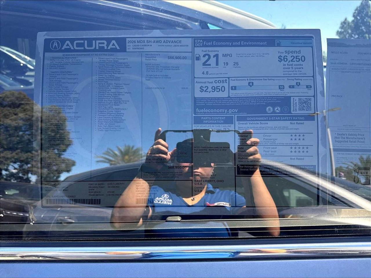 2026 Acura MDX w/Advance Package Roseville CA