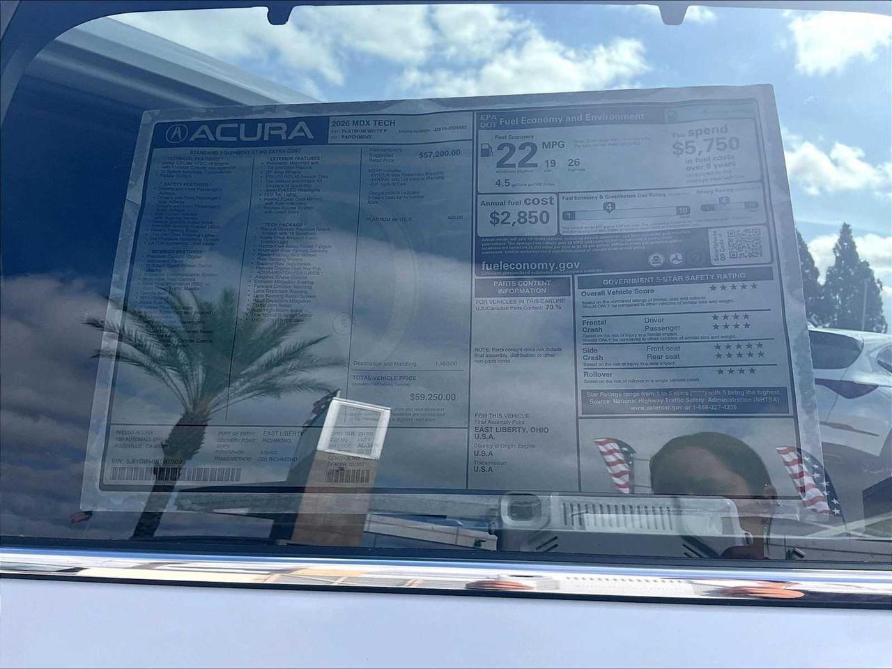 2026 Acura MDX w/Technology Package Roseville CA