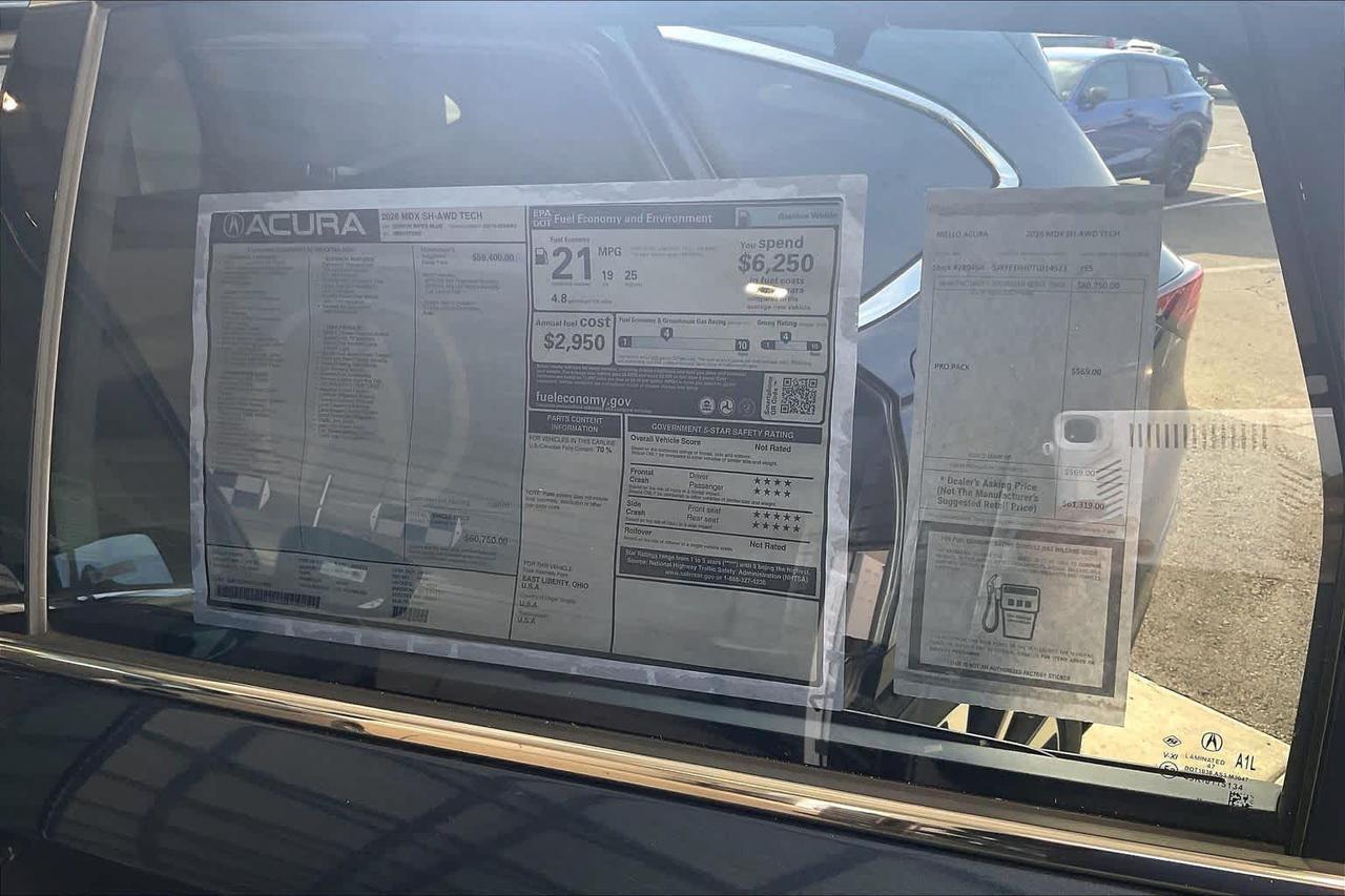 2026 Acura MDX w/Technology Package Roseville CA