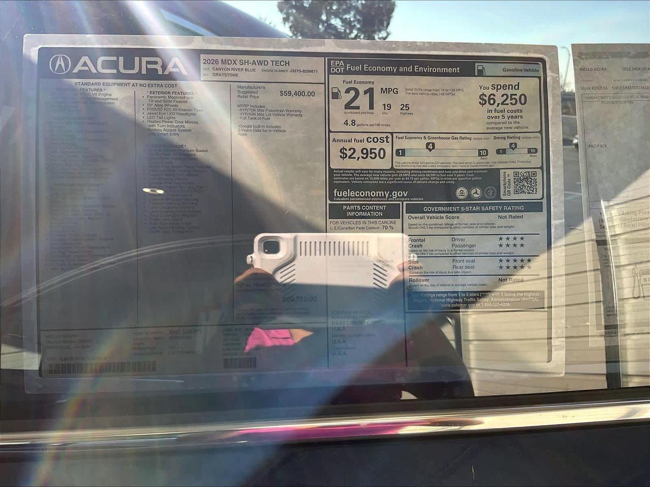 2026 Acura MDX w/Technology Package Roseville CA