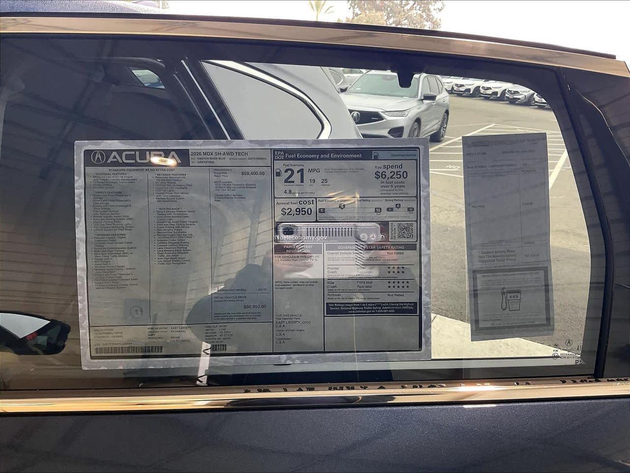 2026 Acura MDX w/Technology Package Roseville CA