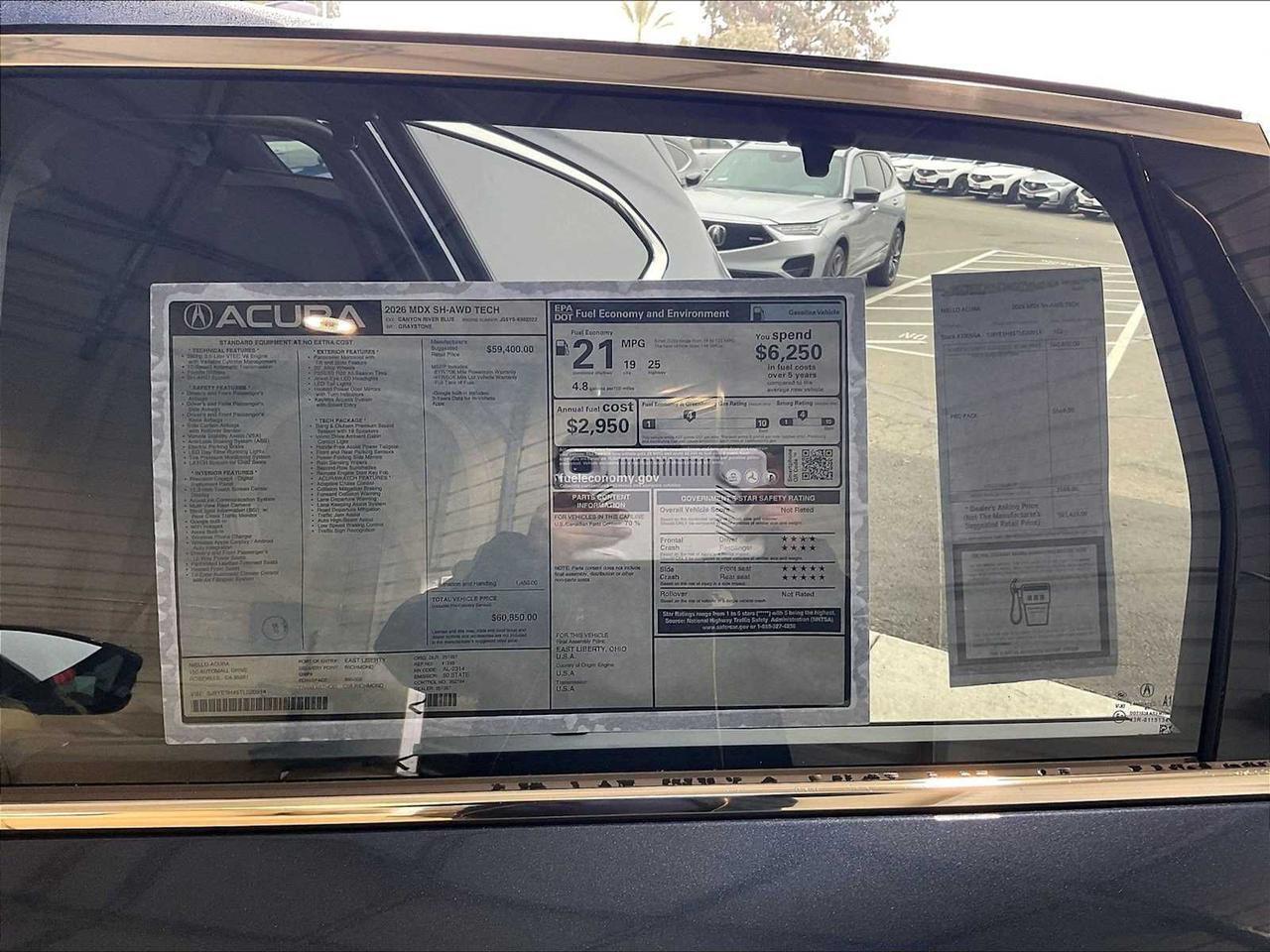 2026 Acura MDX w/Technology Package Roseville CA