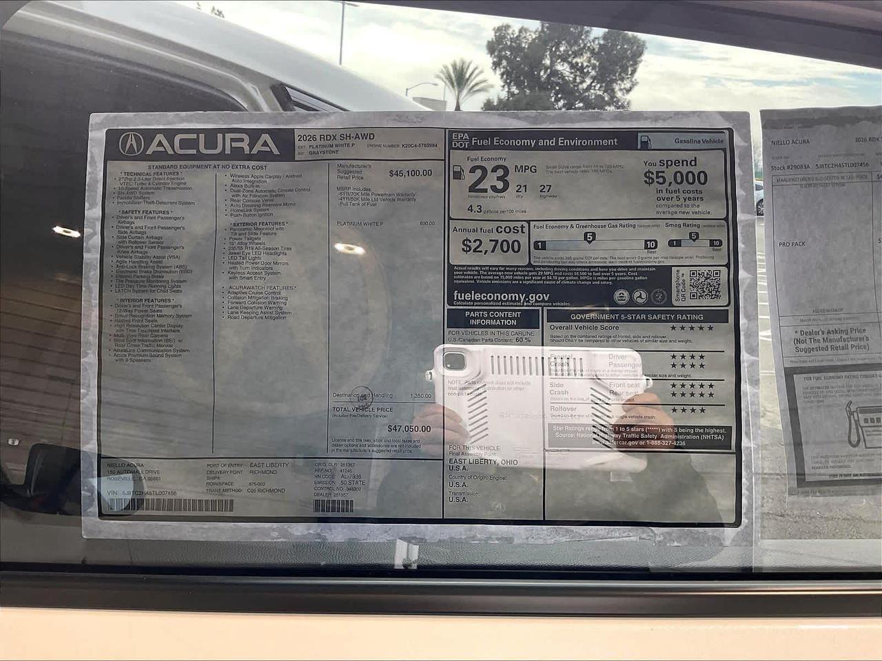 2026 Acura RDX Roseville CA