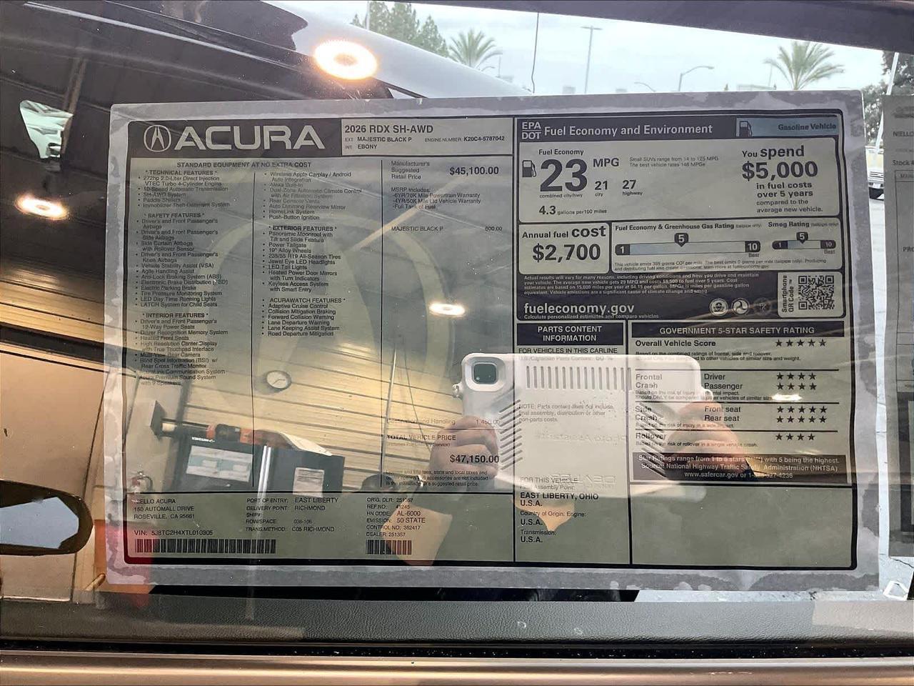 2026 Acura RDX Roseville CA