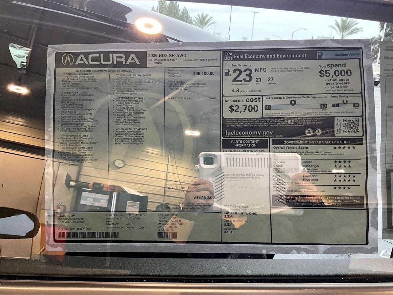 2026 Acura RDX Roseville CA