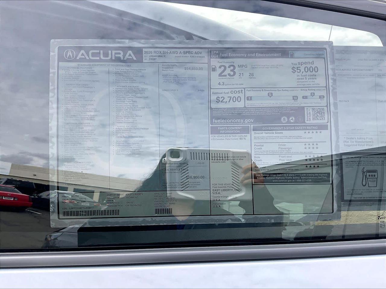 2026 Acura RDX w/A-Spec Advance Package Roseville CA