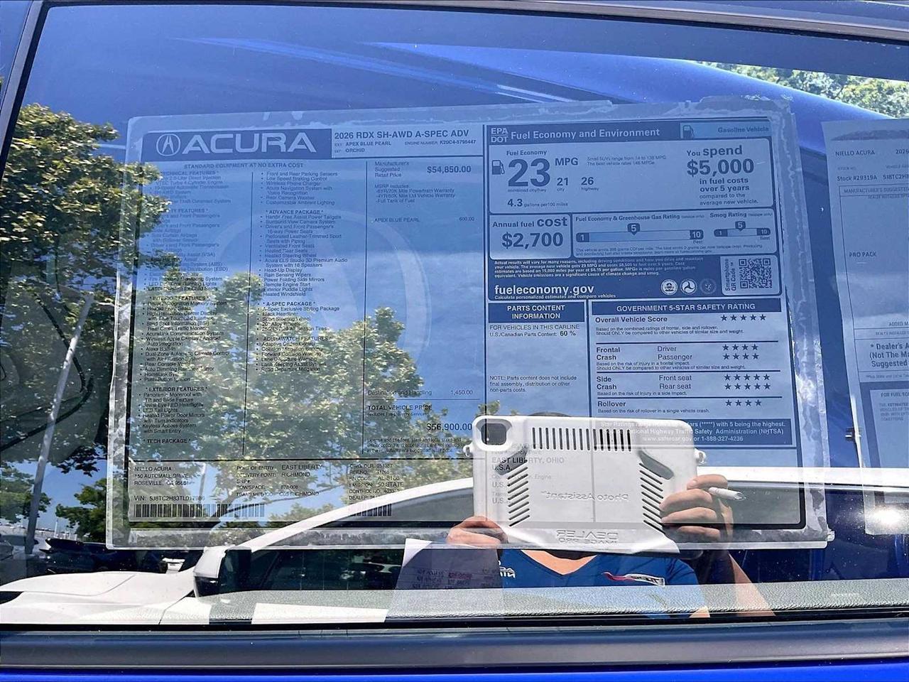 2026 Acura RDX w/A-Spec Advance Package Roseville CA