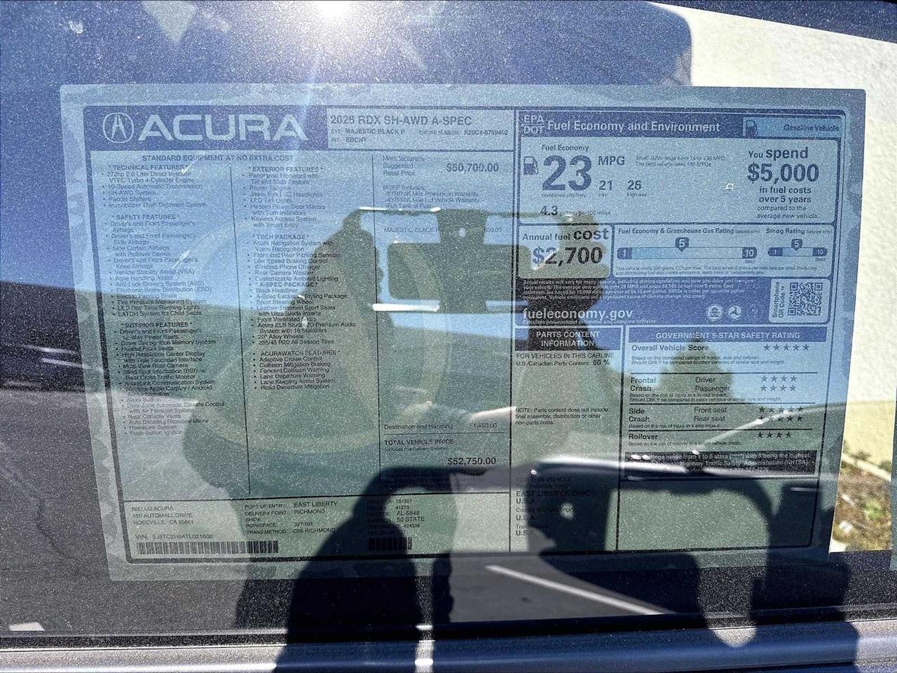 2026 Acura RDX w/A-Spec Package Roseville CA