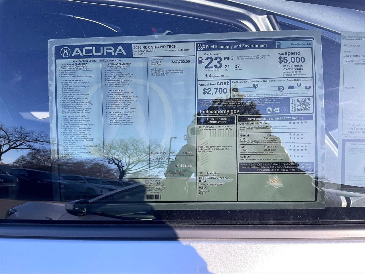 2026 Acura RDX w/Technology Package Roseville CA