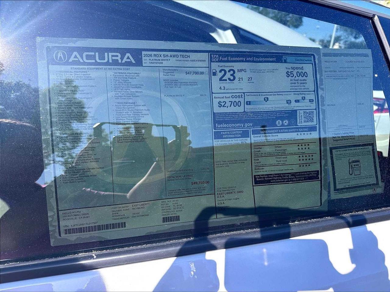 2026 Acura RDX w/Technology Package Roseville CA