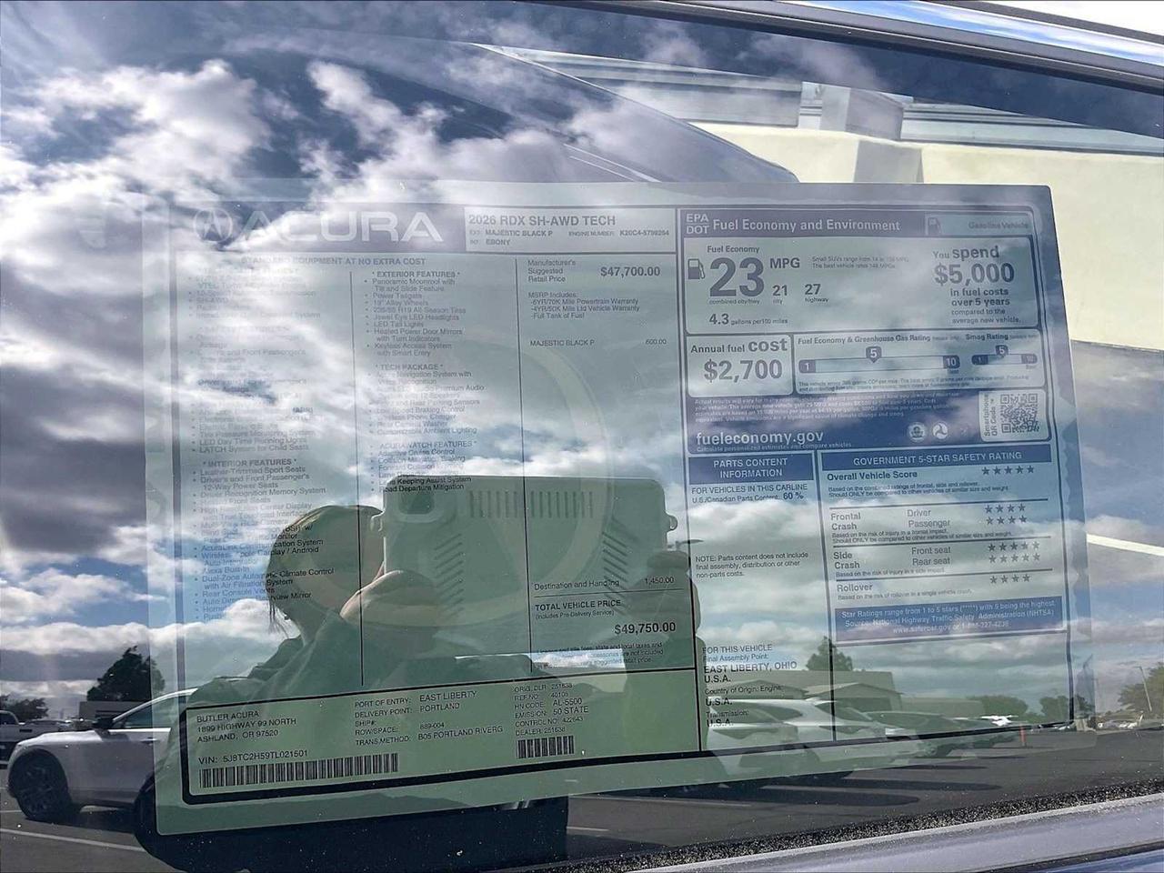 2026 Acura RDX w/Technology Package Roseville CA