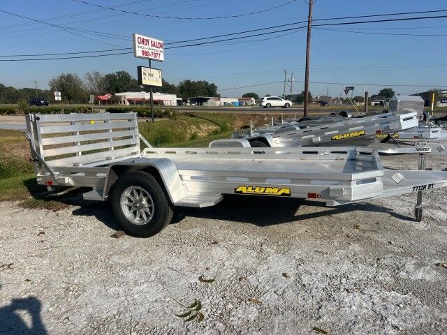 2026 Aluma 7712H ALUMINUM UTILITY TRAILER W/BI-FOLD GATE