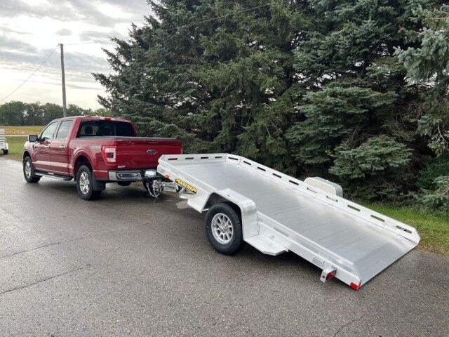2026 Aluma 7712H TILT Aluminum Utility Trailer w/Tilt Bed