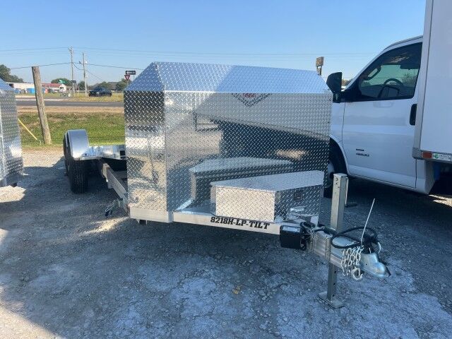 2026 Aluma 8218H-LP-TILT ALUMINUM CAR HAULER W/5200LB AXLES