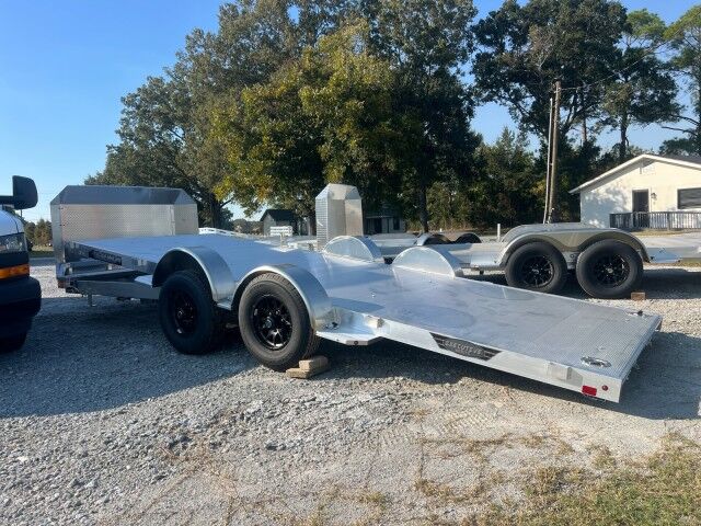 2026 Aluma 8218H-LP-TILT EXECUTIVE ALUMINUM CAR HAULER W/5200LB AXLES