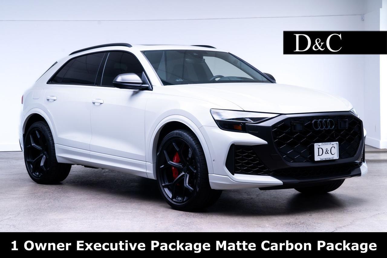 2026 Audi RS Q8 performance 4.0T 1 Owner Executive Package Matte Carbon Package