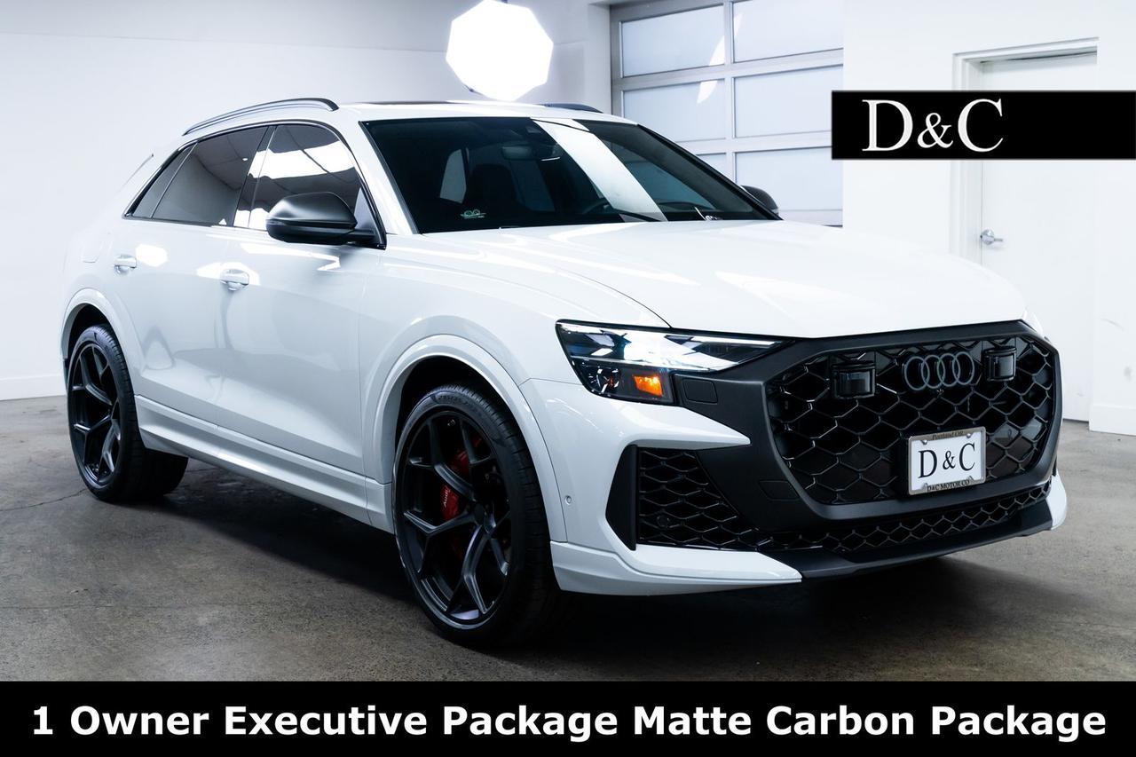 2026 Audi RS Q8 performance 4.0T 1 Owner Executive Package Matte Carbon Package
