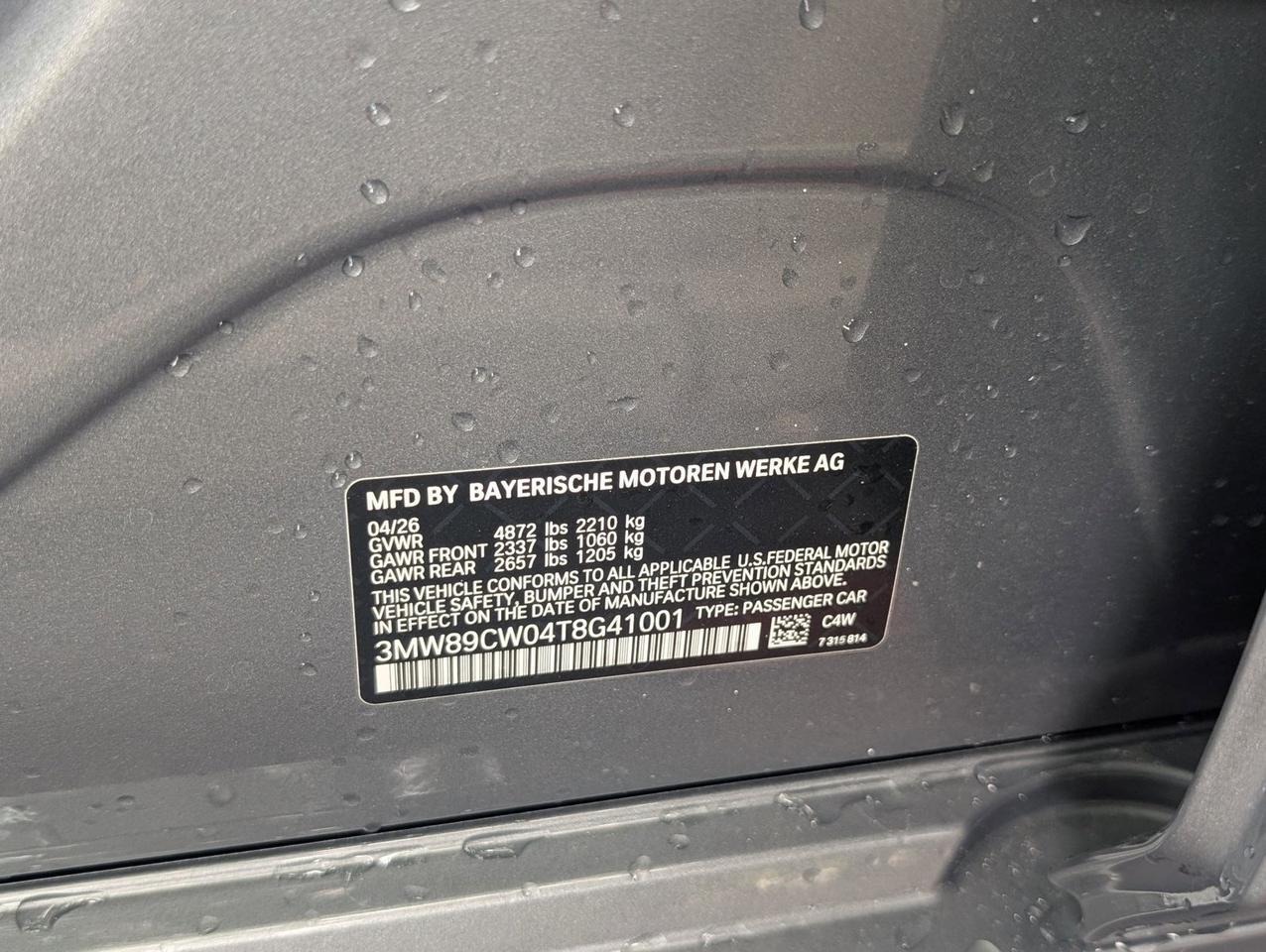 2026 BMW 3 Series 330i NA xDrive Roseville CA