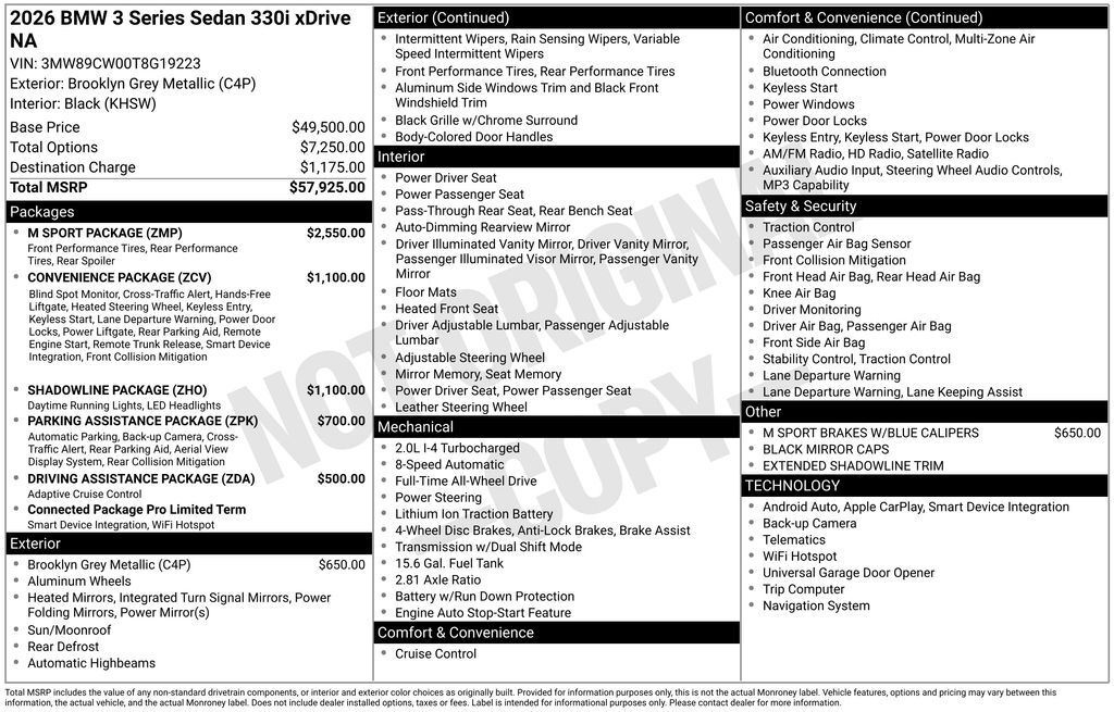 2026 BMW 3 Series 330i xDrive San Clemente CA