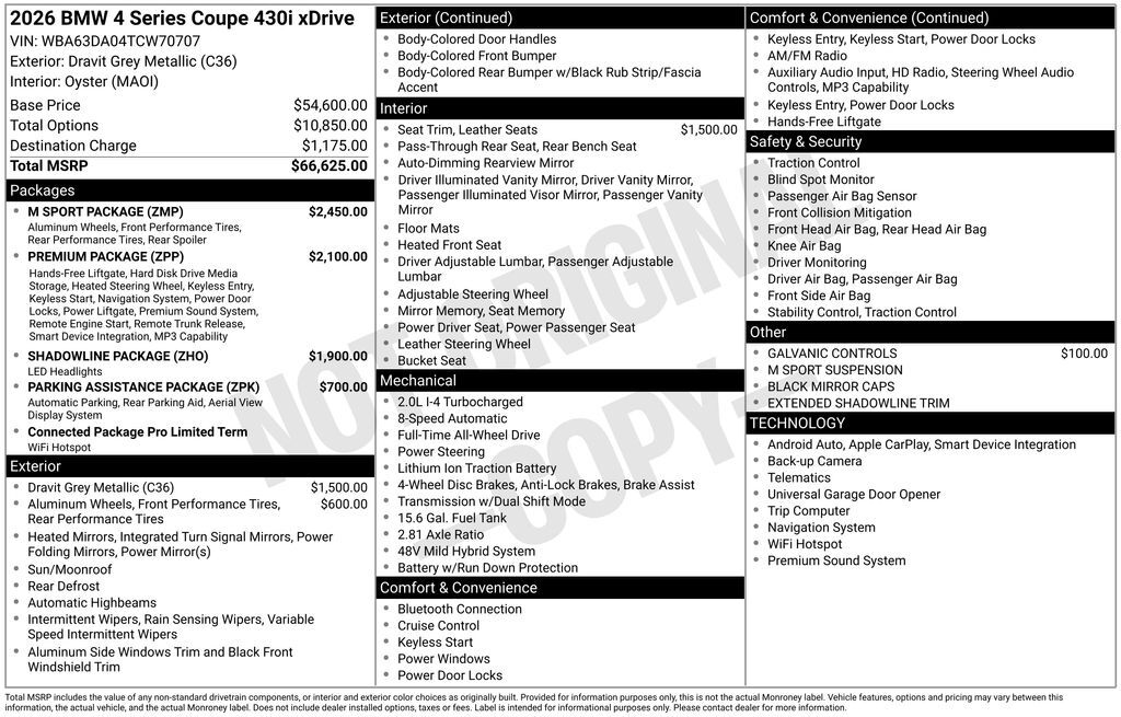 2026 BMW 4 Series 430i xDrive San Clemente CA