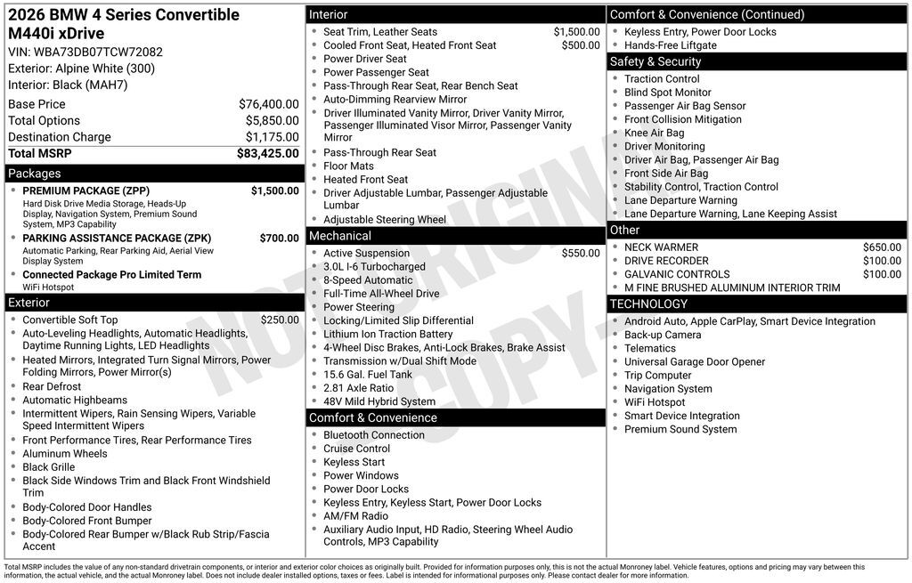 2026 BMW 4 Series M440i xDrive San Clemente CA
