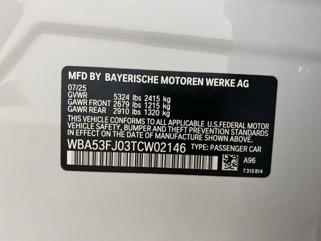 2026 BMW 5 Series 530i xDrive Dallas TX