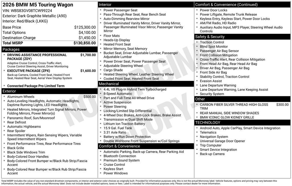 2026 BMW M5 Base San Clemente CA