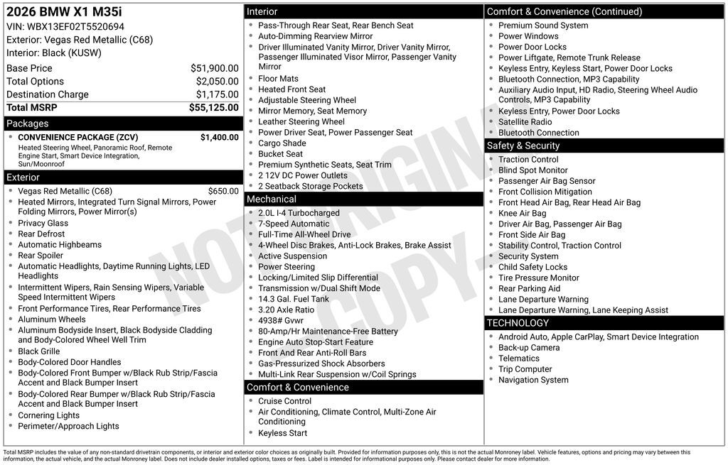 2026 BMW X1 M35i San Clemente CA