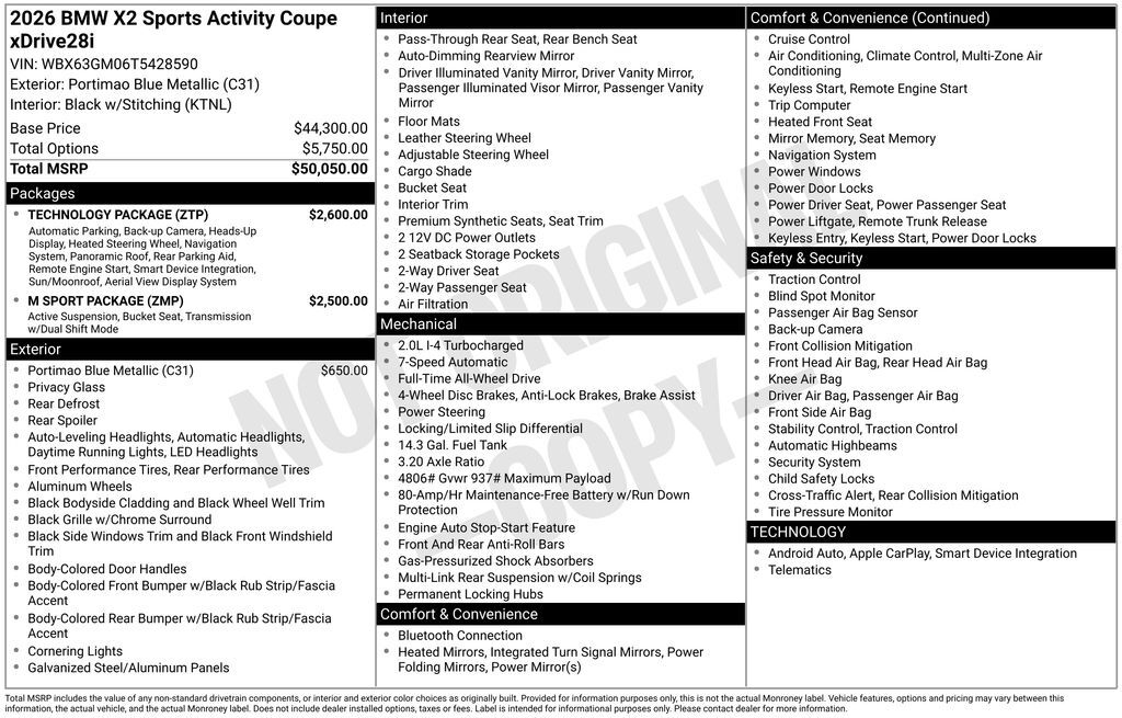 2026 BMW X2 xDrive28i San Clemente CA