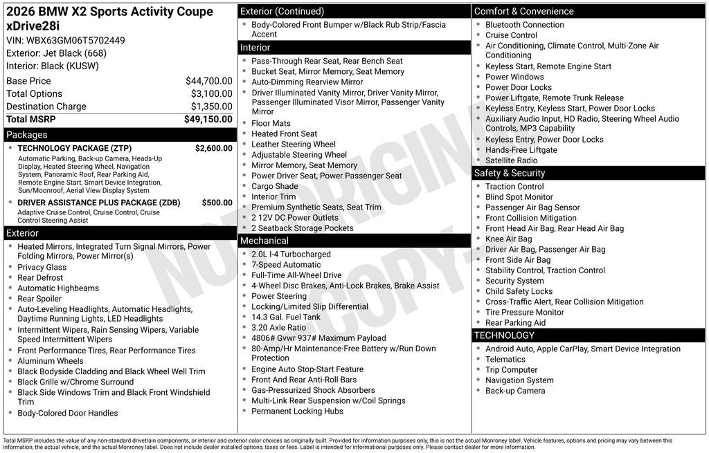 2026 BMW X2 xDrive28i San Clemente CA