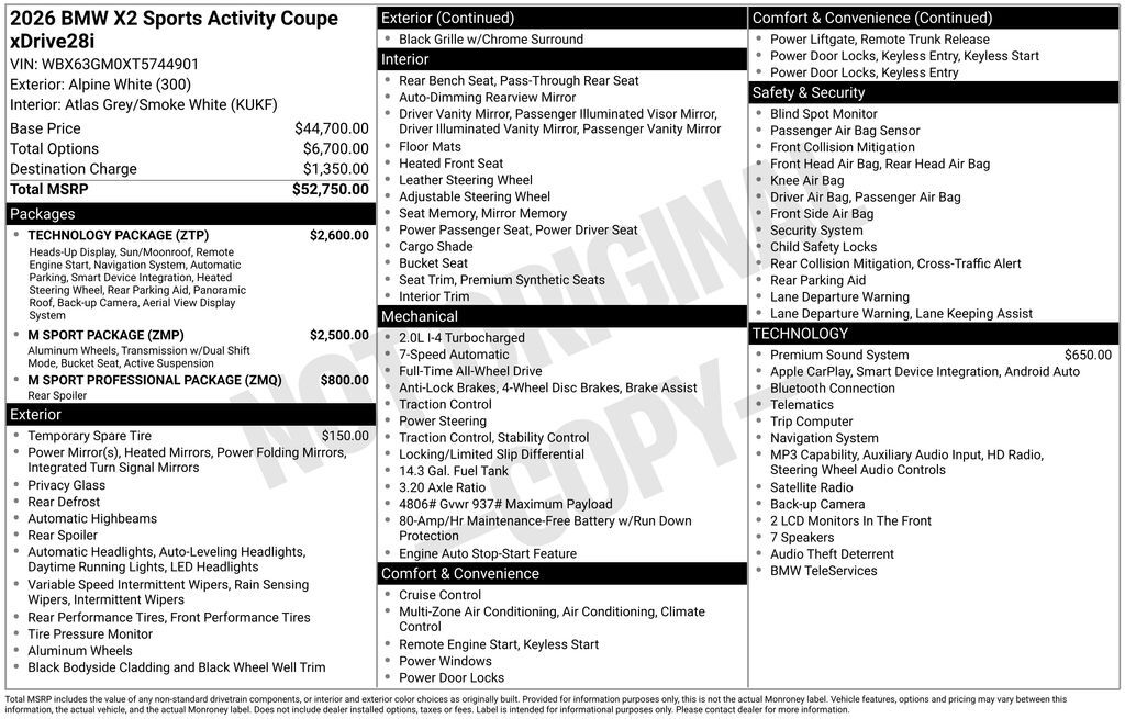 2026 BMW X2 xDrive28i San Clemente CA