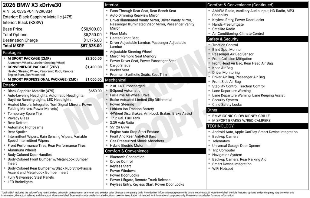 2026 BMW X3 30 xDrive San Clemente CA