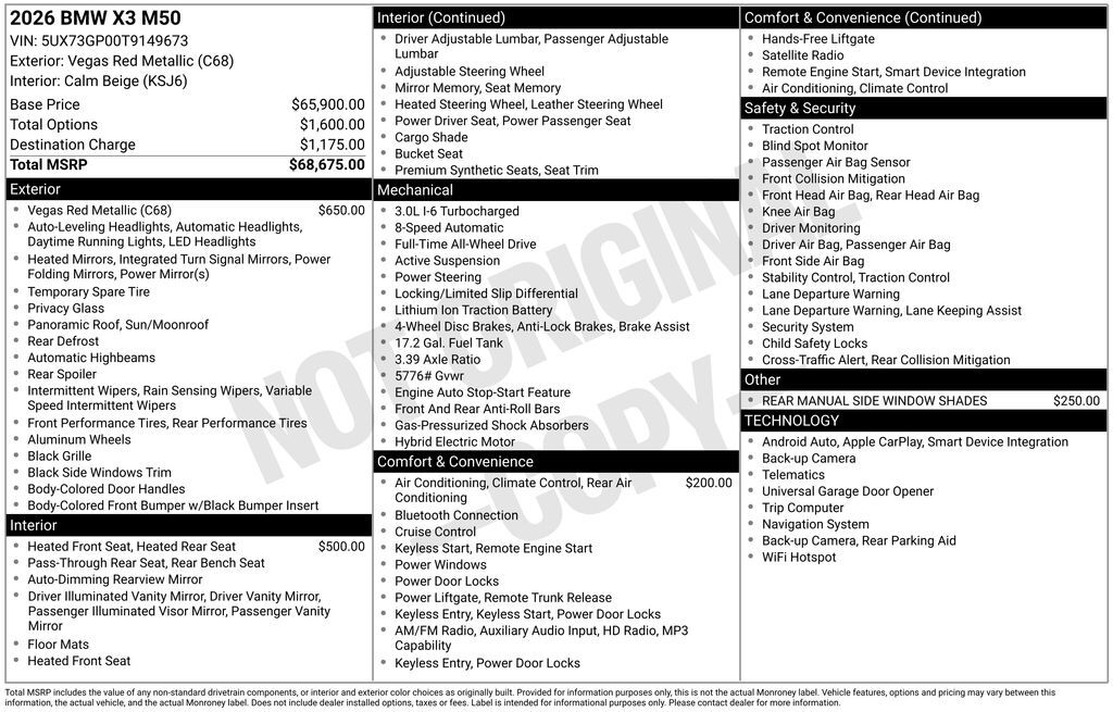 2026 BMW X3 M50 xDrive San Clemente CA