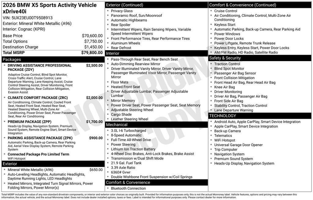 2026 BMW X5 xDrive40i San Clemente CA