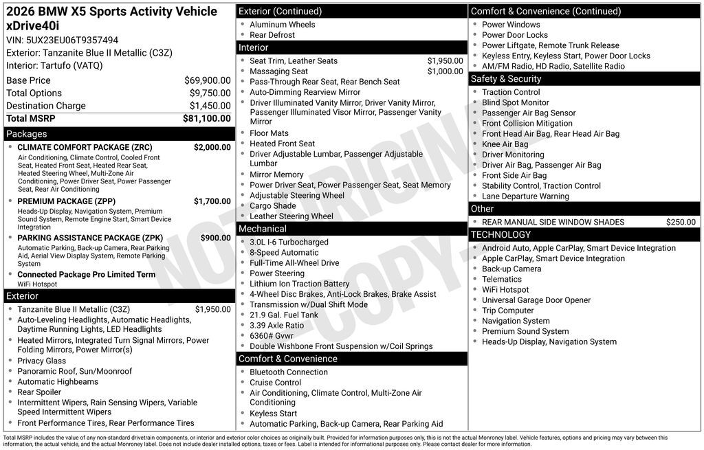 2026 BMW X5 xDrive40i San Clemente CA