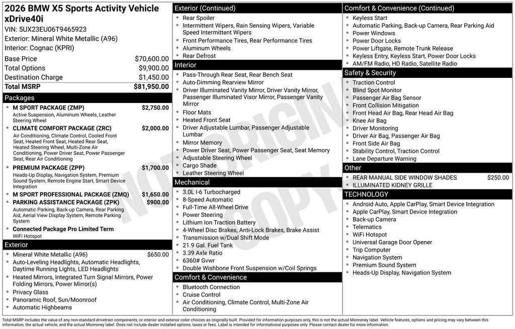 2026 BMW X5 xDrive40i San Clemente CA