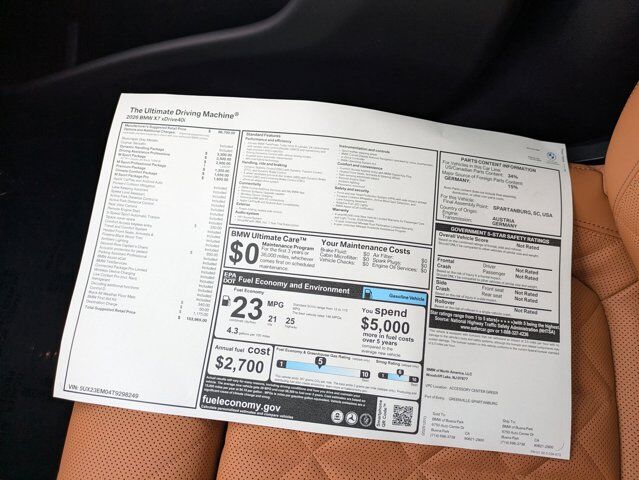 2026 BMW X7 xDrive40i Roseville CA