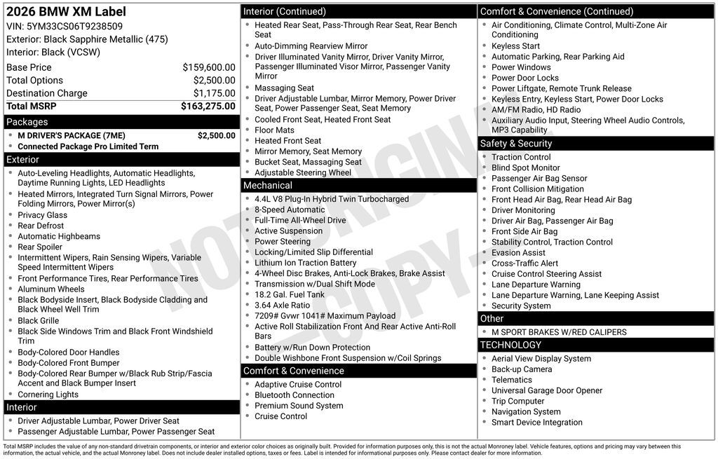 2026 BMW XM Label San Clemente CA